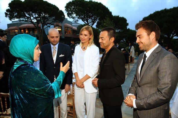 Erdoğan sanatçı ve sporcuları ağırladı 35