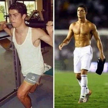 Cristiano Ronaldo'nun inanılmaz değişimi 14