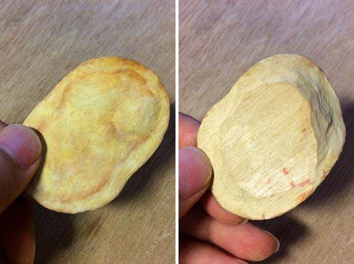 Ağaçtan oyduğu yiyecek figürleri insanı şaşırtıyor! 4