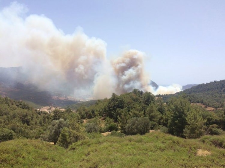 Tatil cenneti alev alev yanıyor! 11