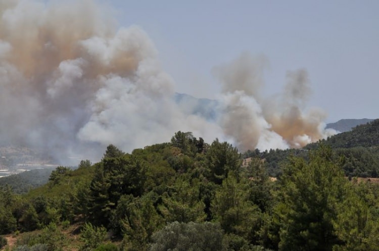 Tatil cenneti alev alev yanıyor! 23