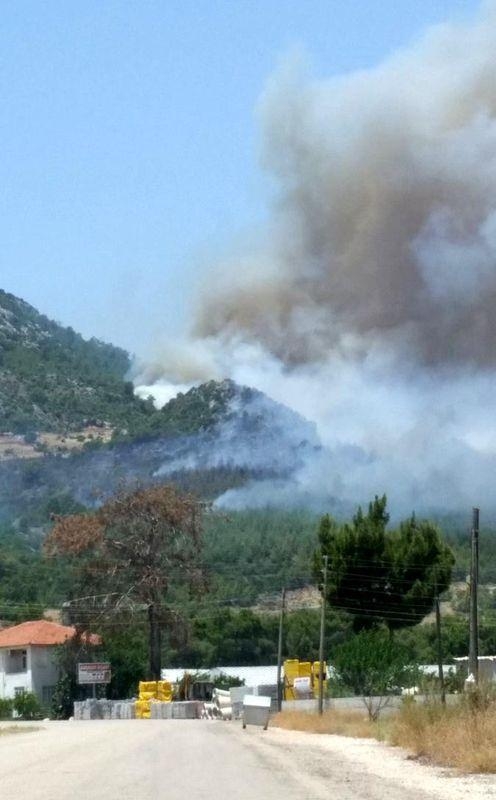 Tatil cenneti alev alev yanıyor! 24