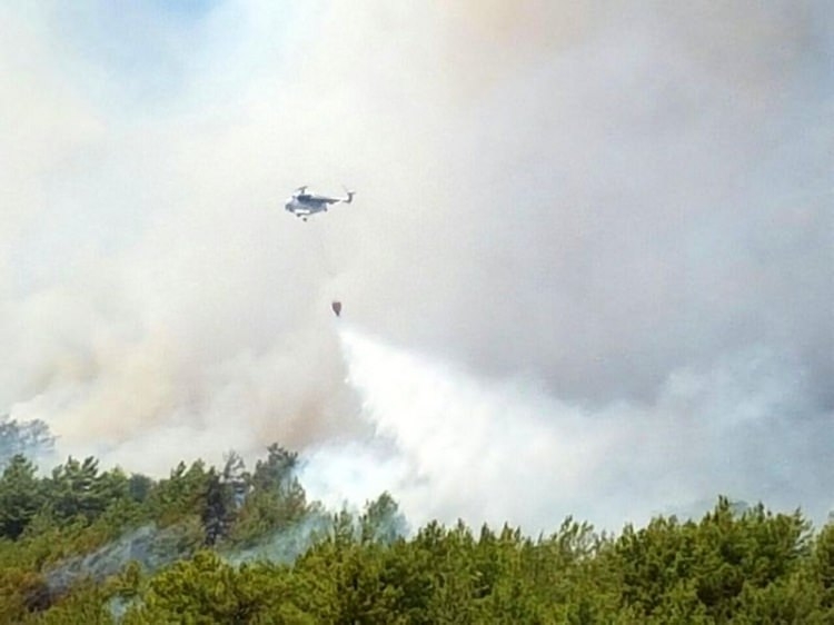 Tatil cenneti alev alev yanıyor! 32