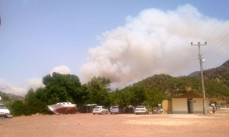 Tatil cenneti alev alev yanıyor! 33