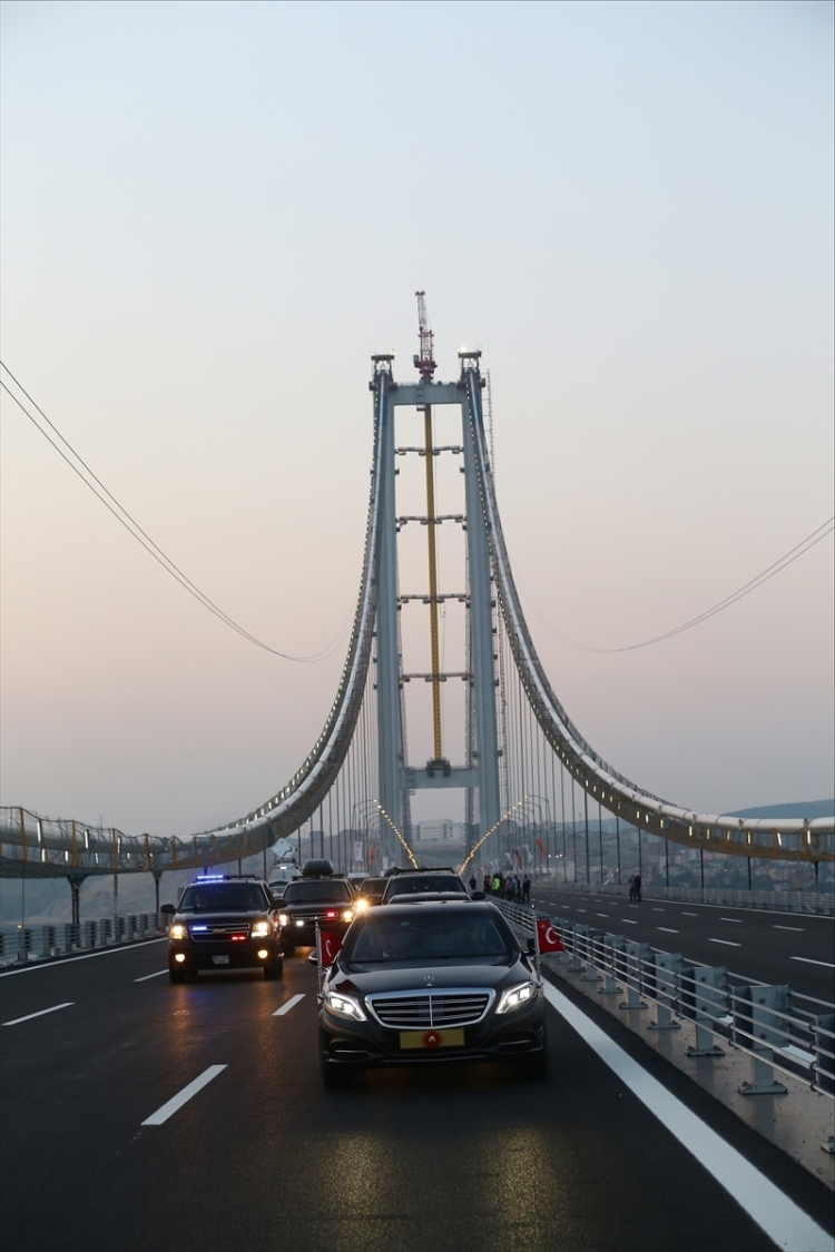 Osmangazi Köprüsü açıldı! Muhteşem kareler 23