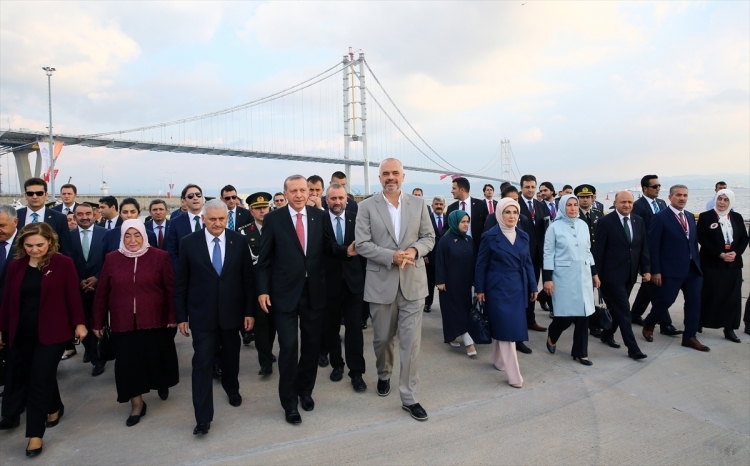 Osmangazi Köprüsü açıldı! Muhteşem kareler 62