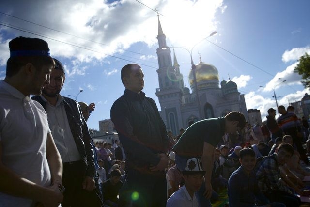Rusya'da bayram namazı 12
