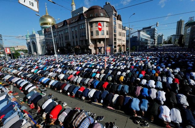 Rusya'da bayram namazı 15