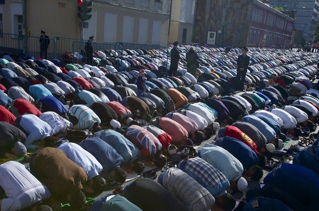 Rusya'da bayram namazı 20