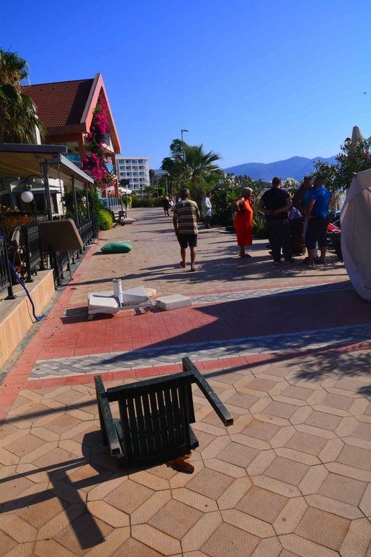 Erdoğan'ın konakladığı otele yapılan saldırının izleri 55