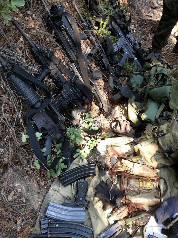 Otel baskınındaki silahlar bulundu! 4