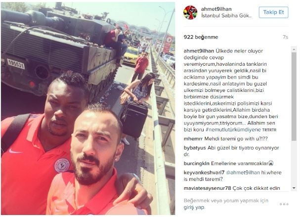 Futbol dünyası darbe girişimine karşı tek yürek 32