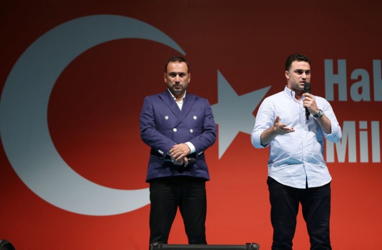 Demokrasi nöbetlerine katılan ünlüler 7