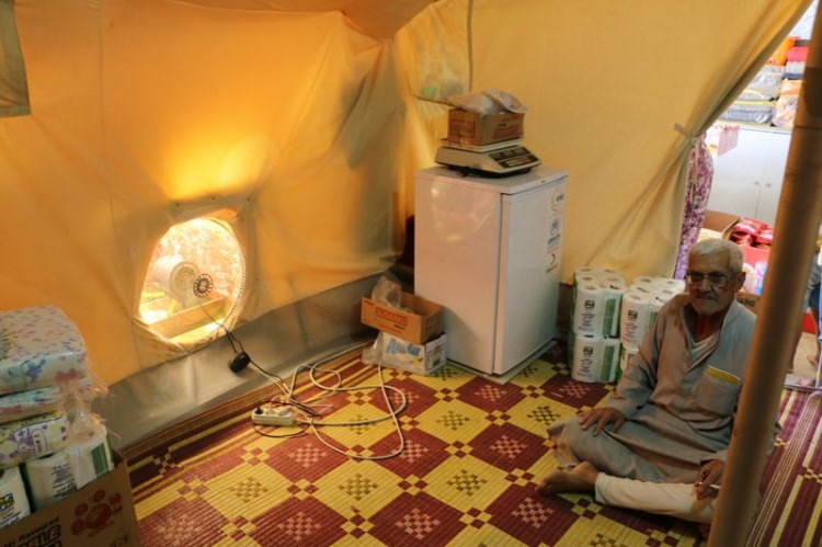 Bu da Suriyelilerin 'Vantilatör klima'sı 10