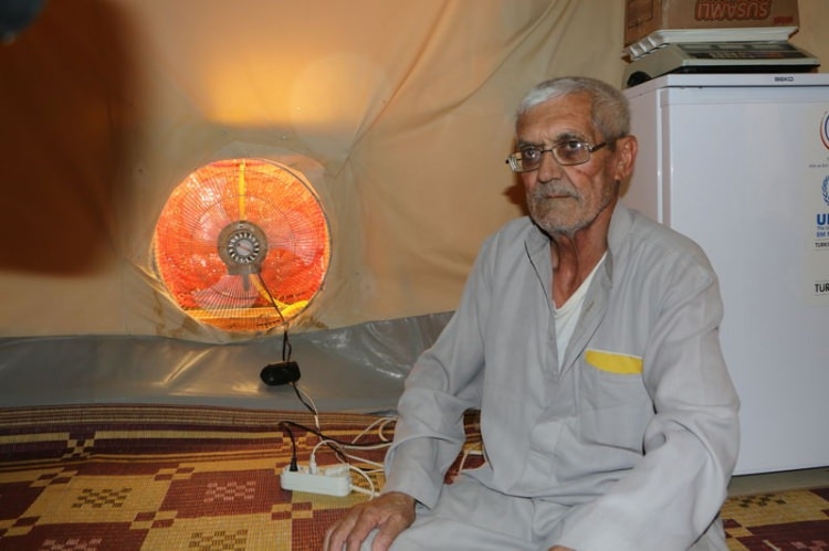 Bu da Suriyelilerin 'Vantilatör klima'sı 9