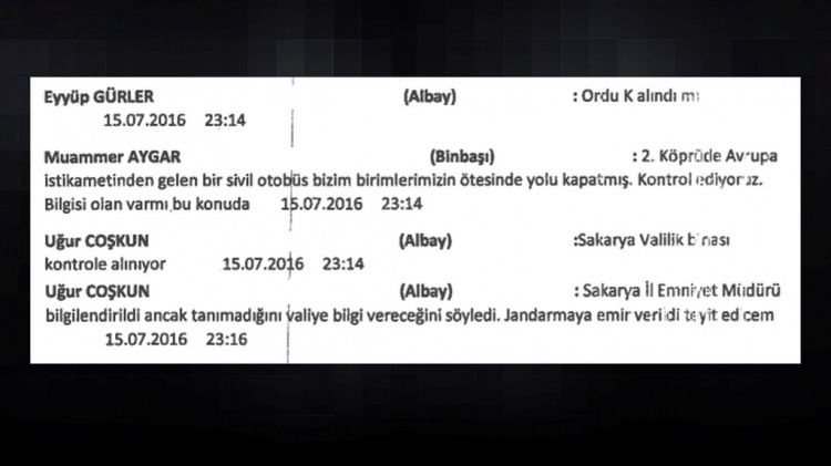 Darbeci hainlerin 'Whatsapp' yazışmaları 12