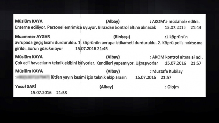 Darbeci hainlerin 'Whatsapp' yazışmaları 2