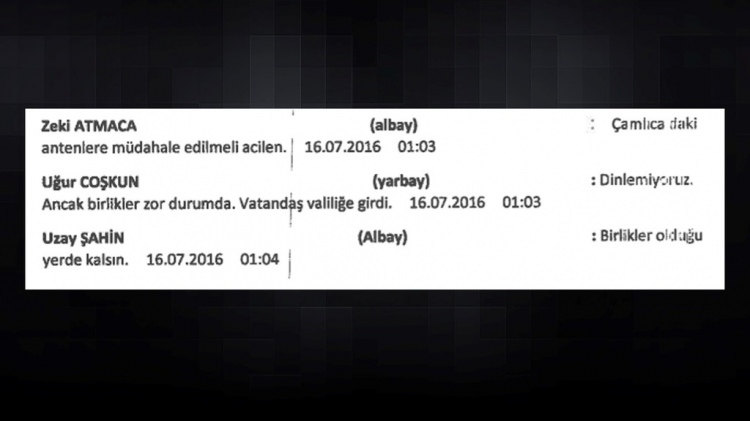 Darbeci hainlerin 'Whatsapp' yazışmaları 24