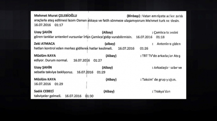 Darbeci hainlerin 'Whatsapp' yazışmaları 26