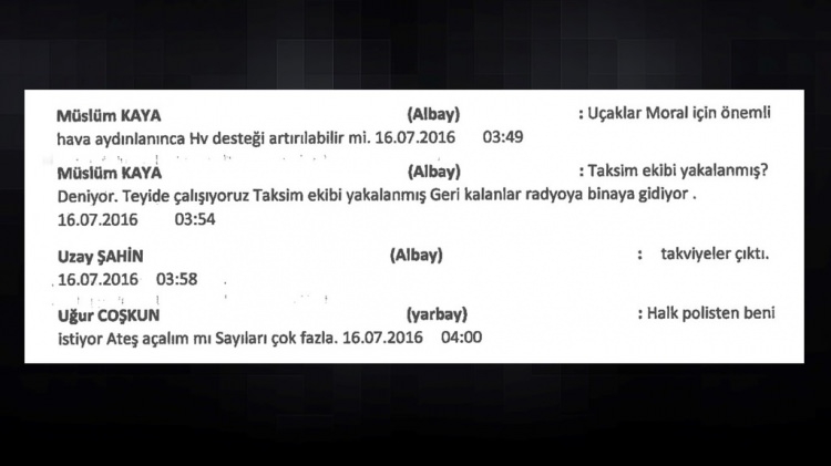 Darbeci hainlerin 'Whatsapp' yazışmaları 34