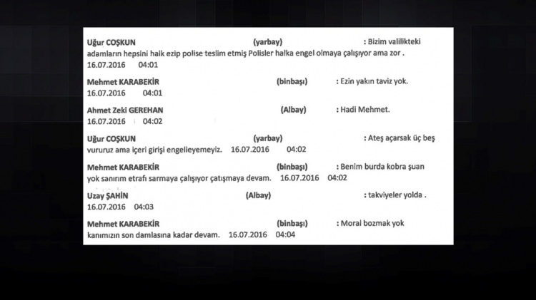 Darbeci hainlerin 'Whatsapp' yazışmaları 35