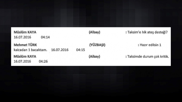 Darbeci hainlerin 'Whatsapp' yazışmaları 36