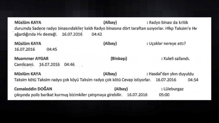 Darbeci hainlerin 'Whatsapp' yazışmaları 37