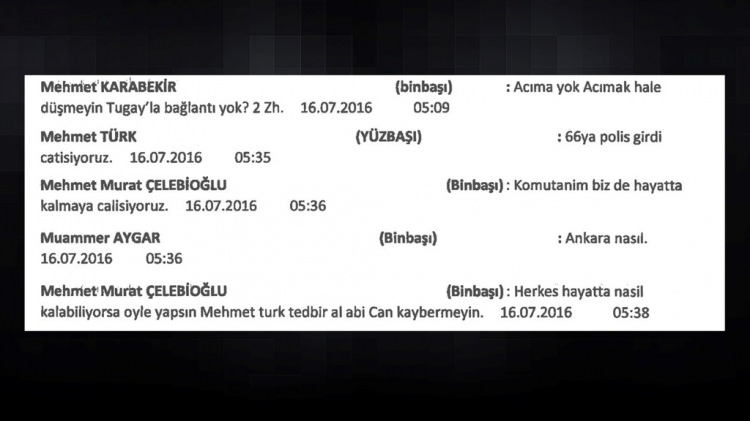 Darbeci hainlerin 'Whatsapp' yazışmaları 38
