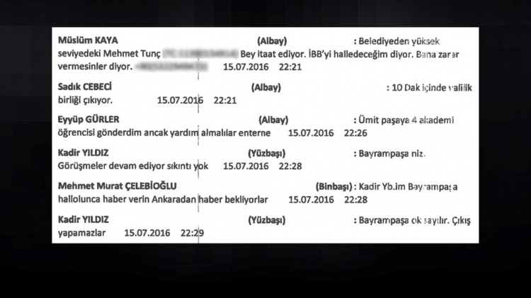 Darbeci hainlerin 'Whatsapp' yazışmaları 4