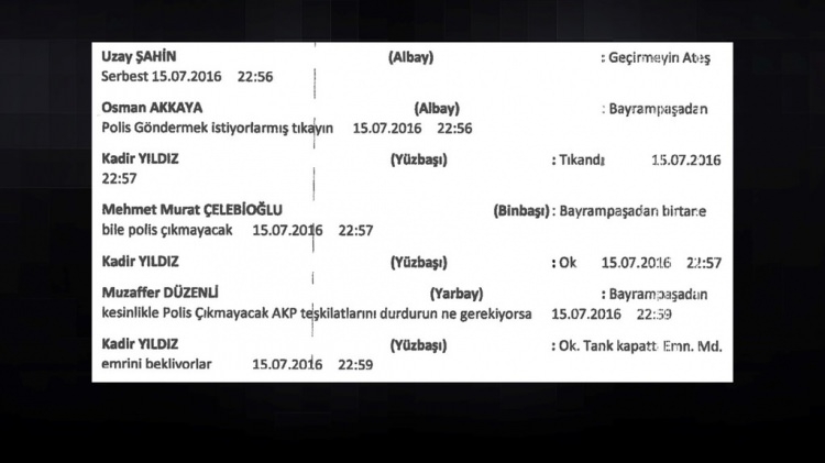 Darbeci hainlerin 'Whatsapp' yazışmaları 9
