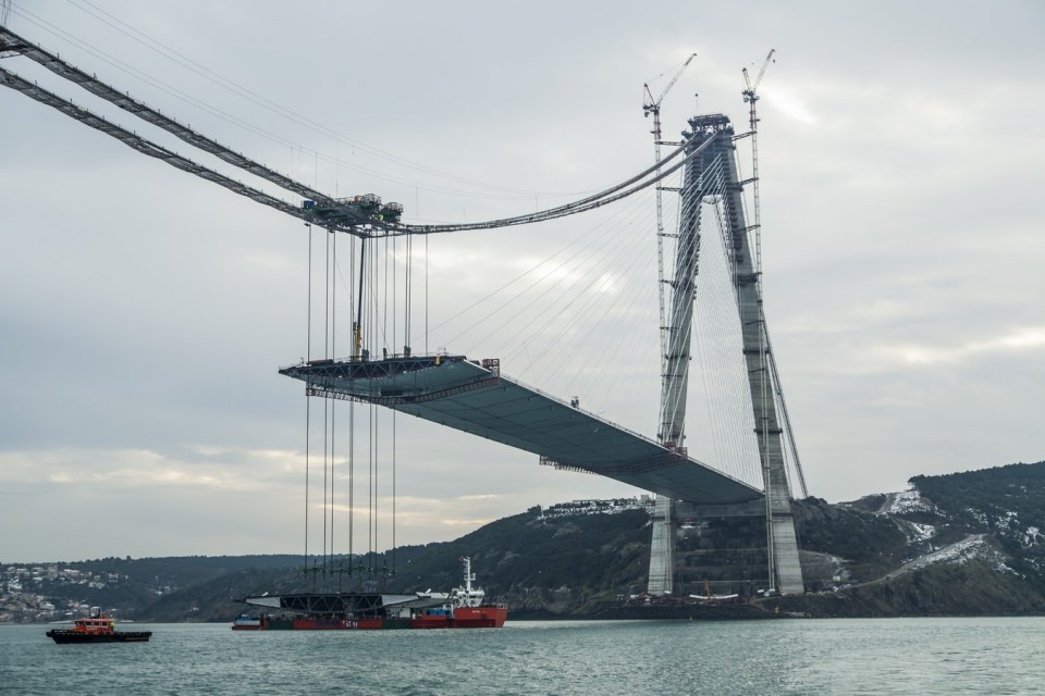 Adım adım Yavuz Sultan Selim Köprüsü 108