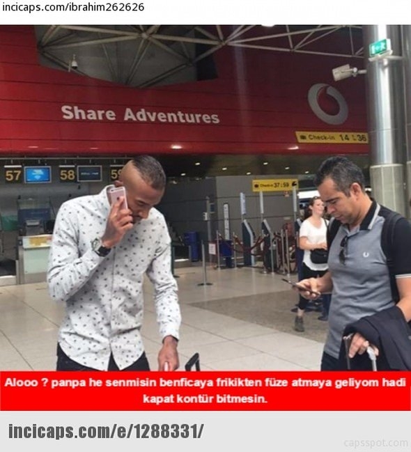 Benfica - Beşiktaş maçı capsleri 14