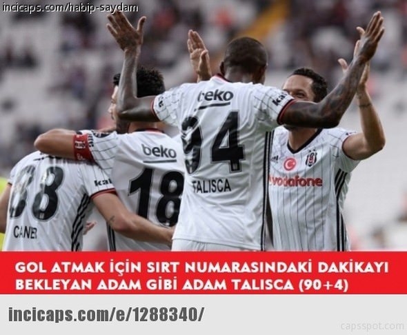 Benfica - Beşiktaş maçı capsleri 17