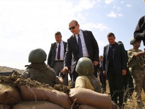 İçişleri Bakanı Soylu, o bölgeyi inceledi