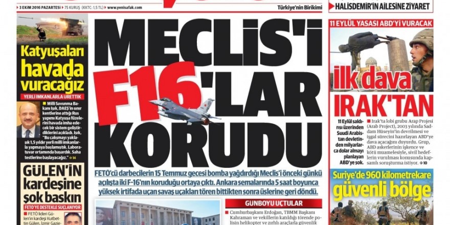 3 Ekim Pazartesi gazete manşetleri