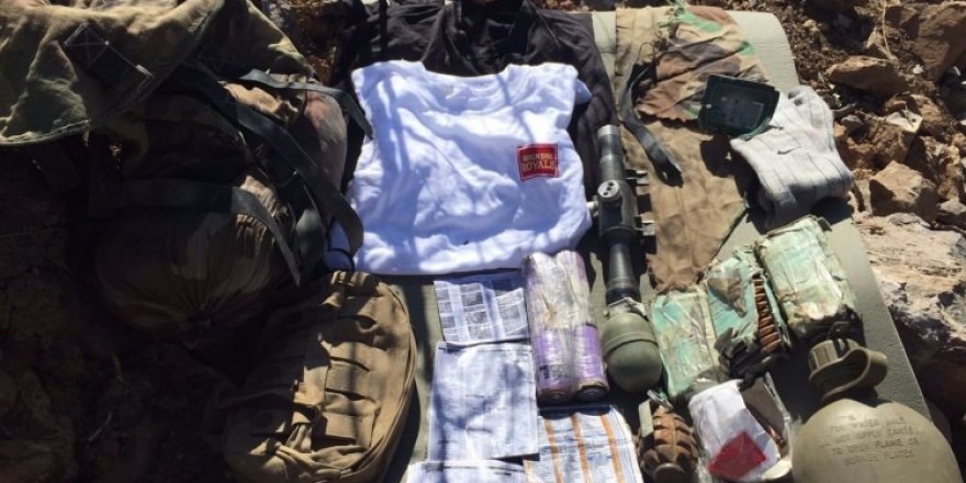 PKK'lılar silahlarını bırakıp kaçtı