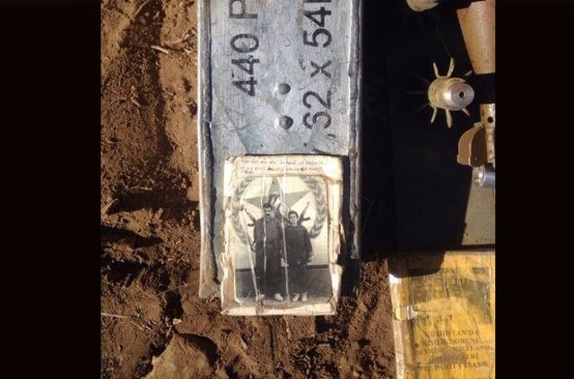 Mağara içerisinde cephanelik bulundu 18