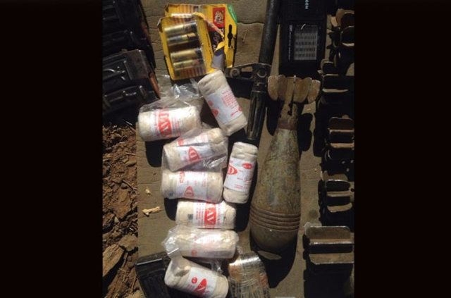 Mağara içerisinde cephanelik bulundu 20