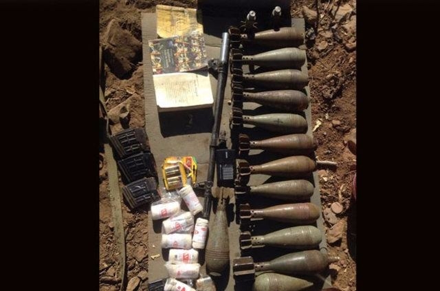 Mağara içerisinde cephanelik bulundu 21