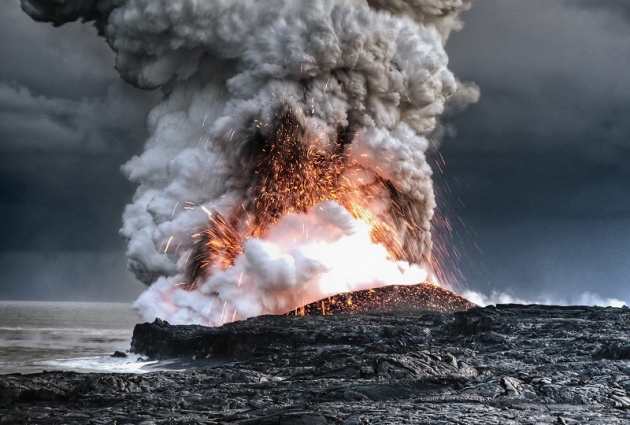 Volkanik patlamaları böyle görüntülediler 8