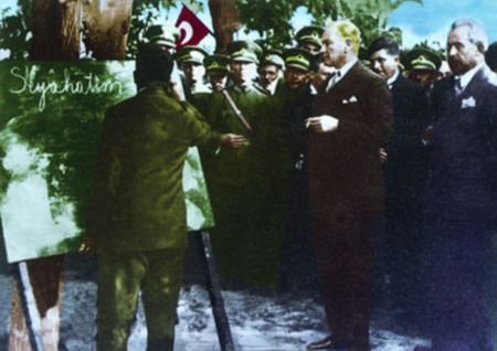 Arşivlerden çıkan Atatürk fotoğrafları... 223