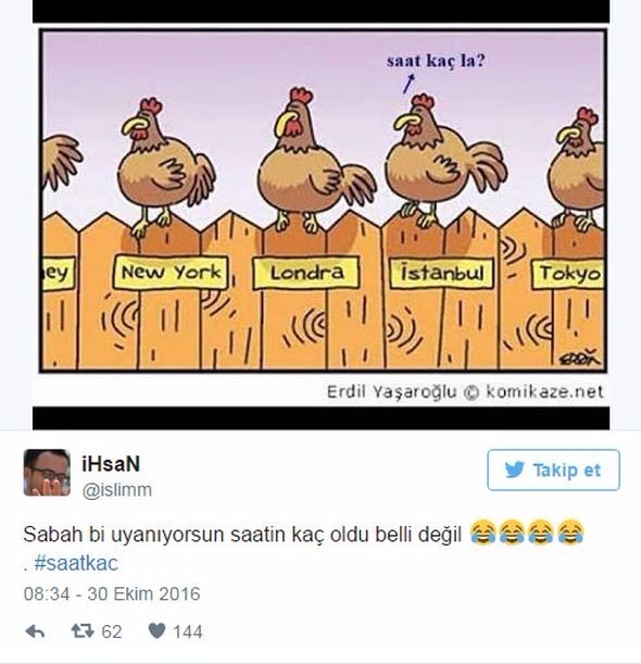 Saat Kaç tweet'leri sosyal medyayı salladı 17