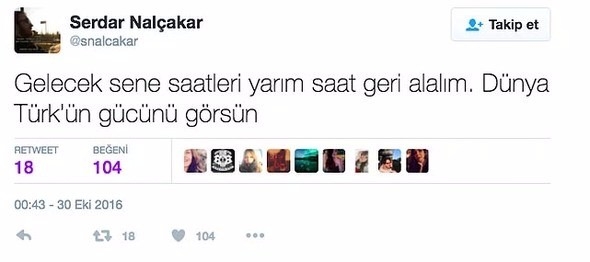 Saat Kaç tweet'leri sosyal medyayı salladı 3