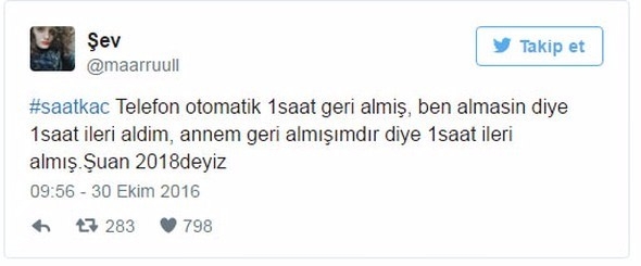 Saat Kaç tweet'leri sosyal medyayı salladı 8