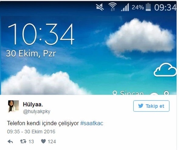 Saat Kaç tweet'leri sosyal medyayı salladı 9