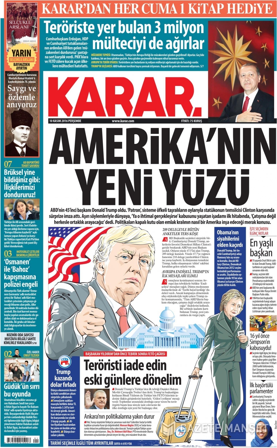 10 Kasım Perşembe gazete manşetleri 17