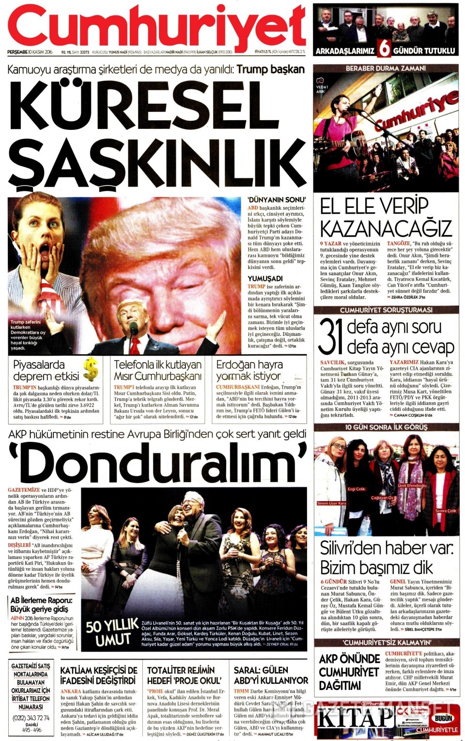 10 Kasım Perşembe gazete manşetleri 20