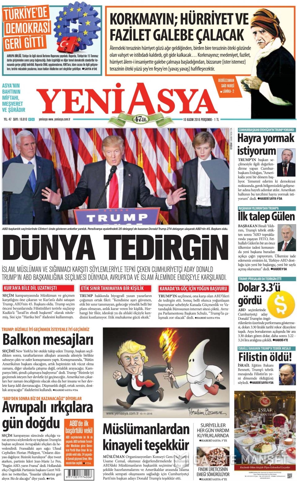 10 Kasım Perşembe gazete manşetleri 26