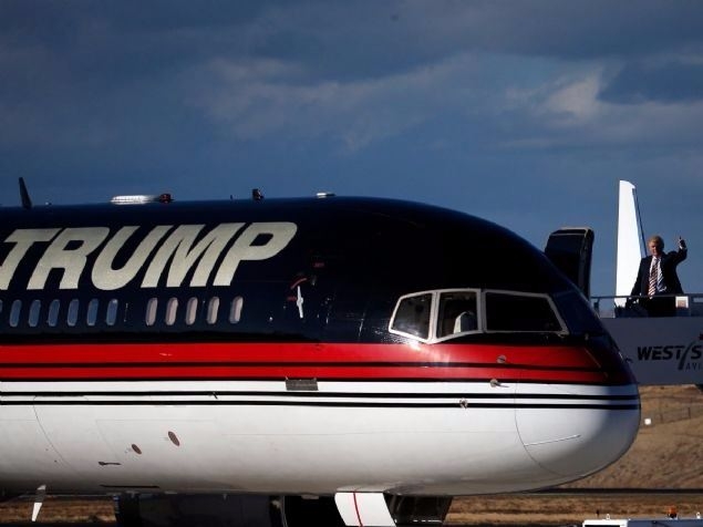 İşte Donald Trump'ın özel uçağı 24