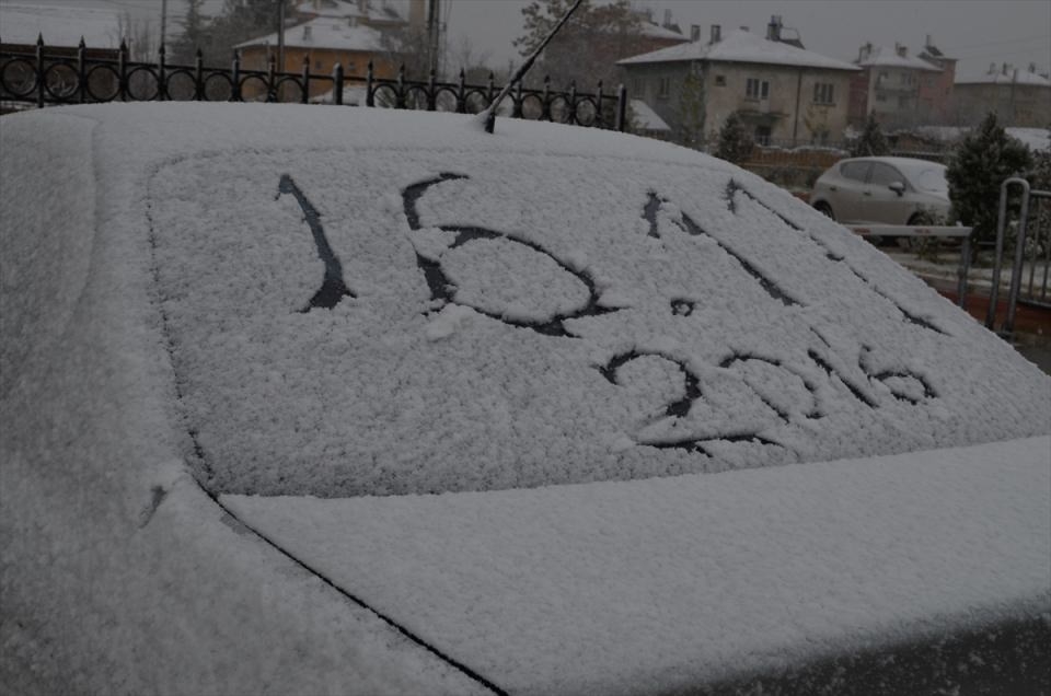 Türkiye'den kar manzaraları 77